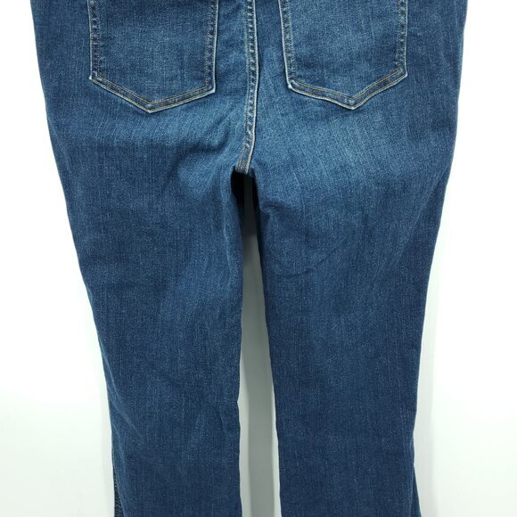 SPANX Pull-On Flare Jeans L Midnight Shade Blue - Picture 11 of 14